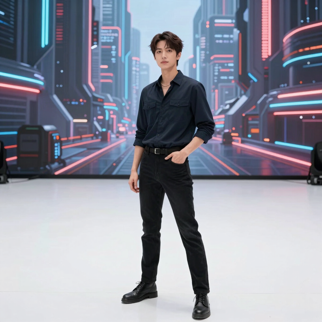 AI Backdrop Hologram Setup