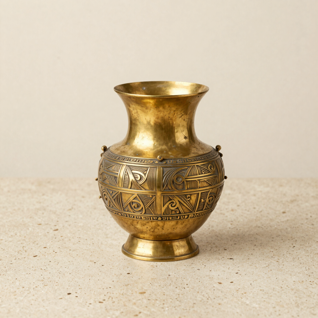 Dhokra Lost-Wax Brass Vessel