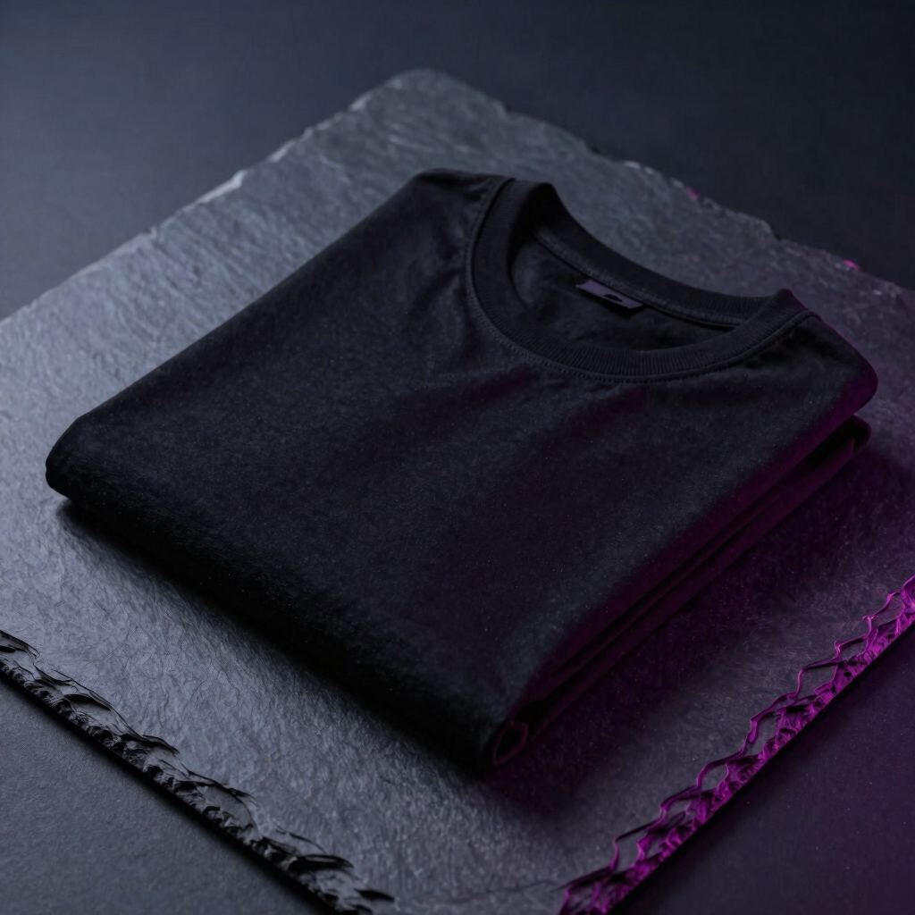 Neon Violet Logo Tee