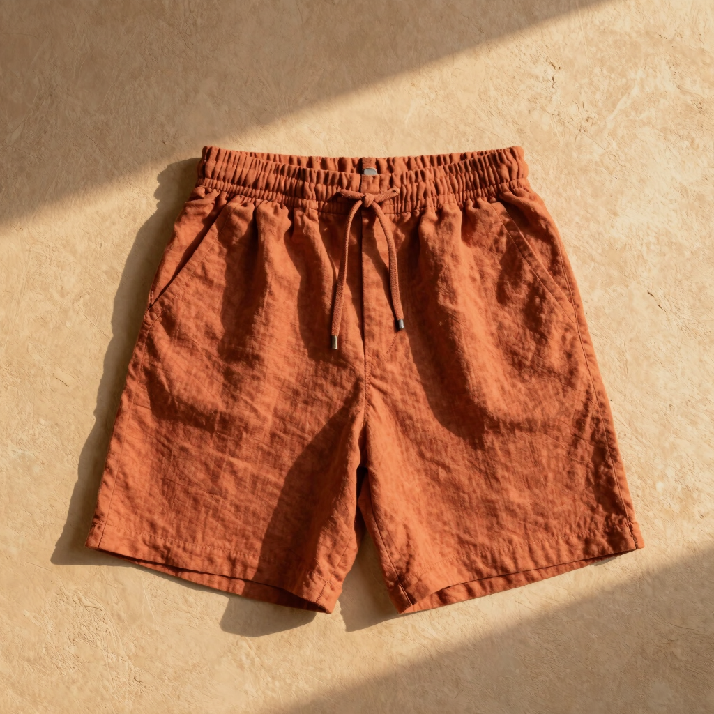 Clay Linen Lounge Shorts