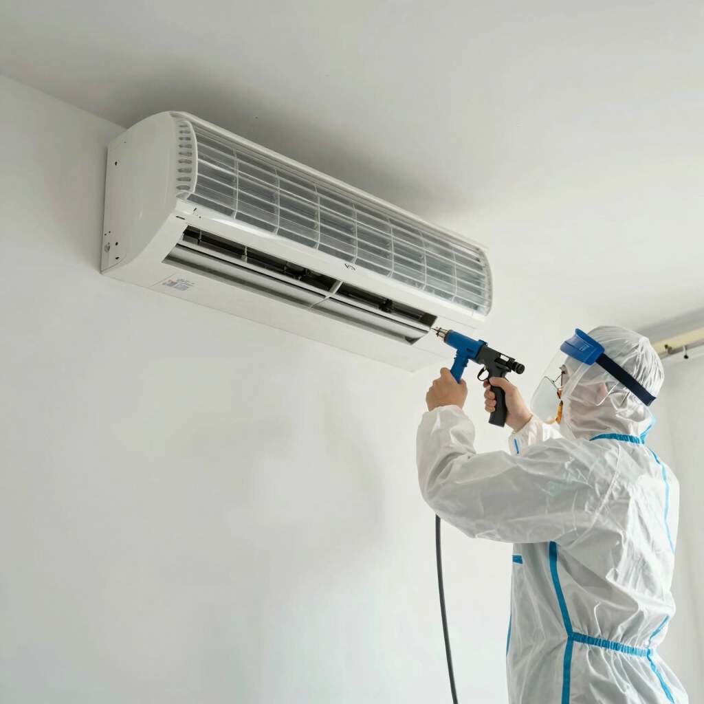 Split AC Deep Foam Jet Cleaning
