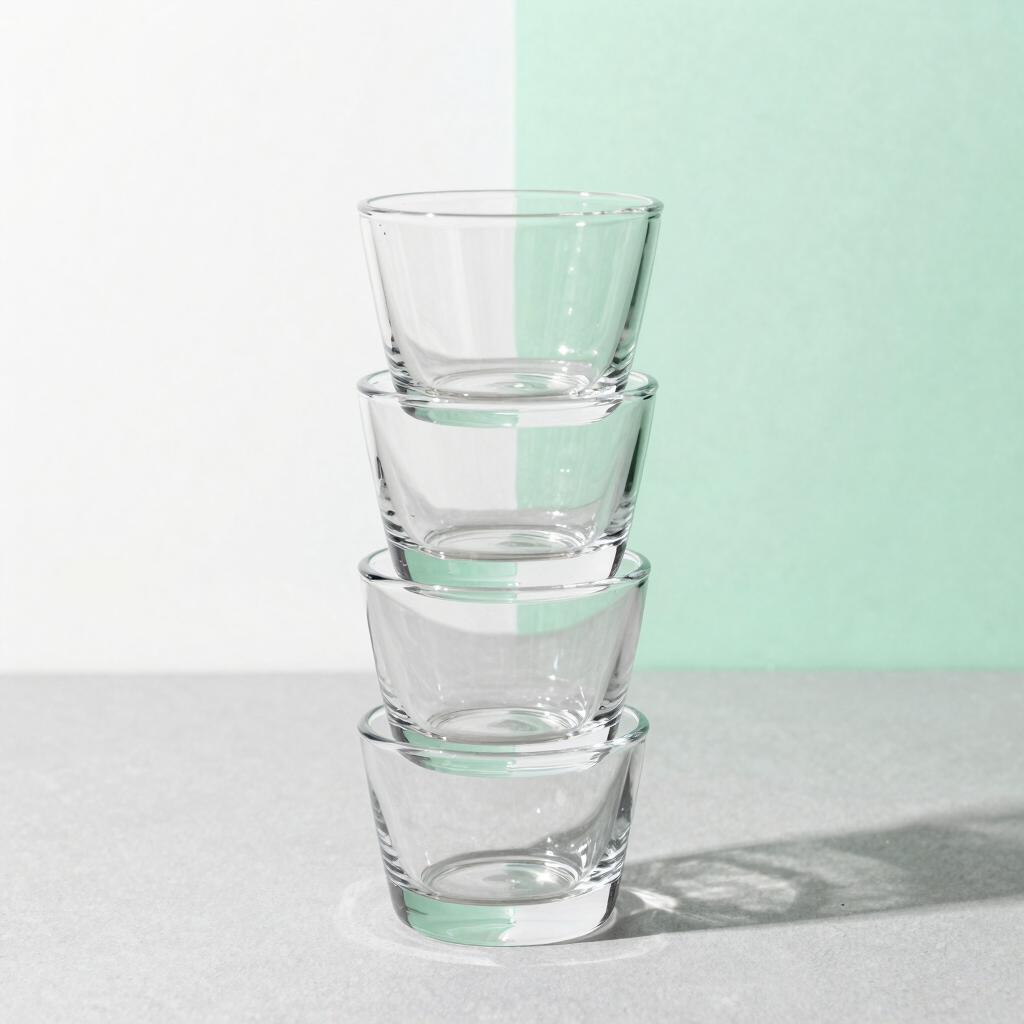 Stackable Borosilicate Glass Set