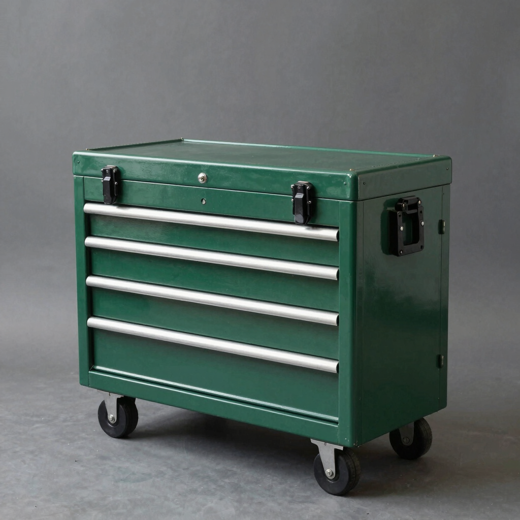 Portable Three-Drawer Tool Chest