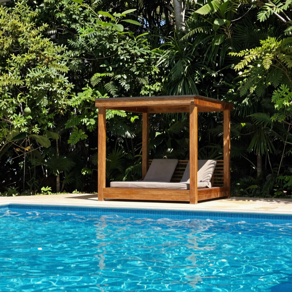 Poolside Cabana Half-Day Rental