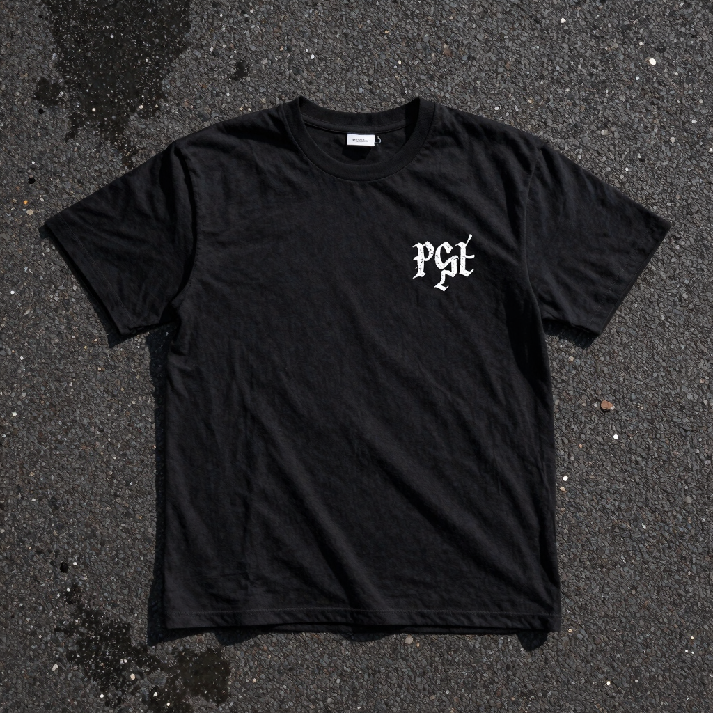 Asphalt Texture Logo Tee