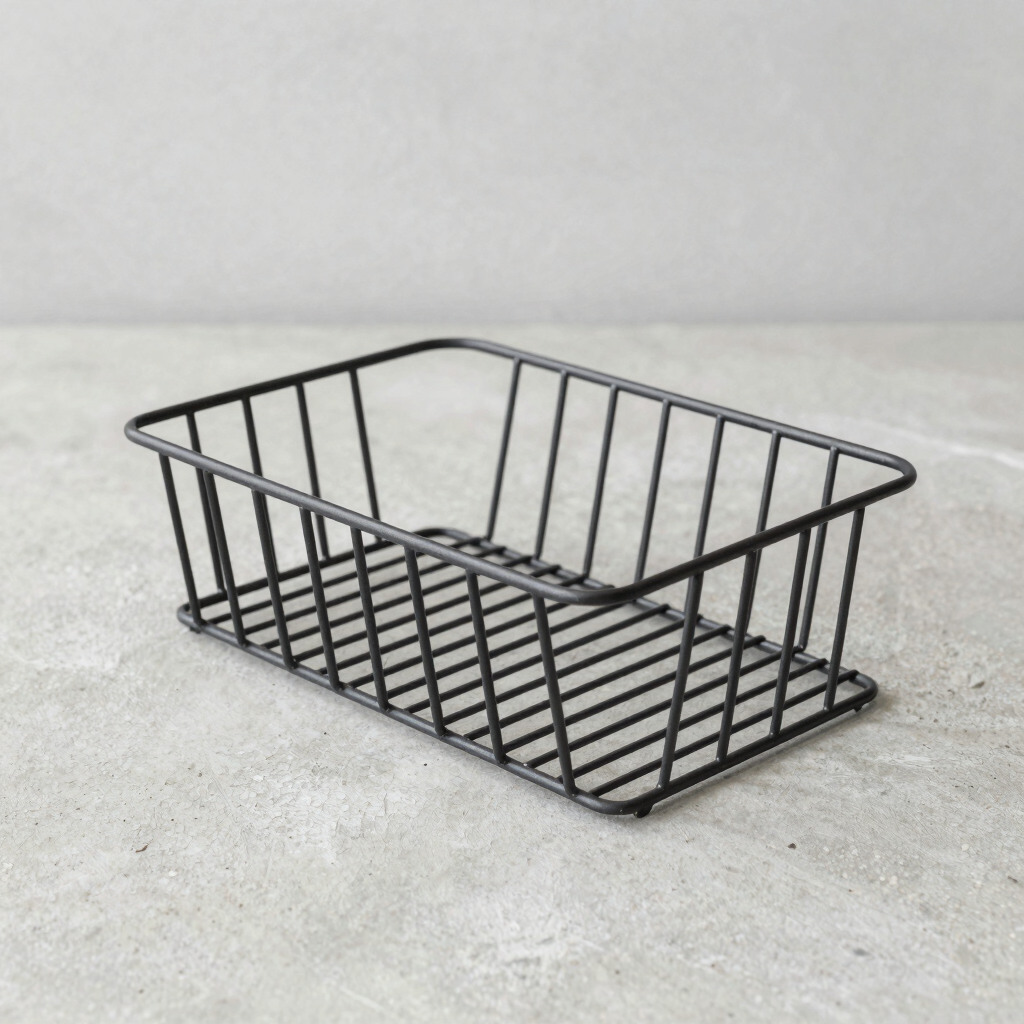 Minimalist Matte Black Dish Rack