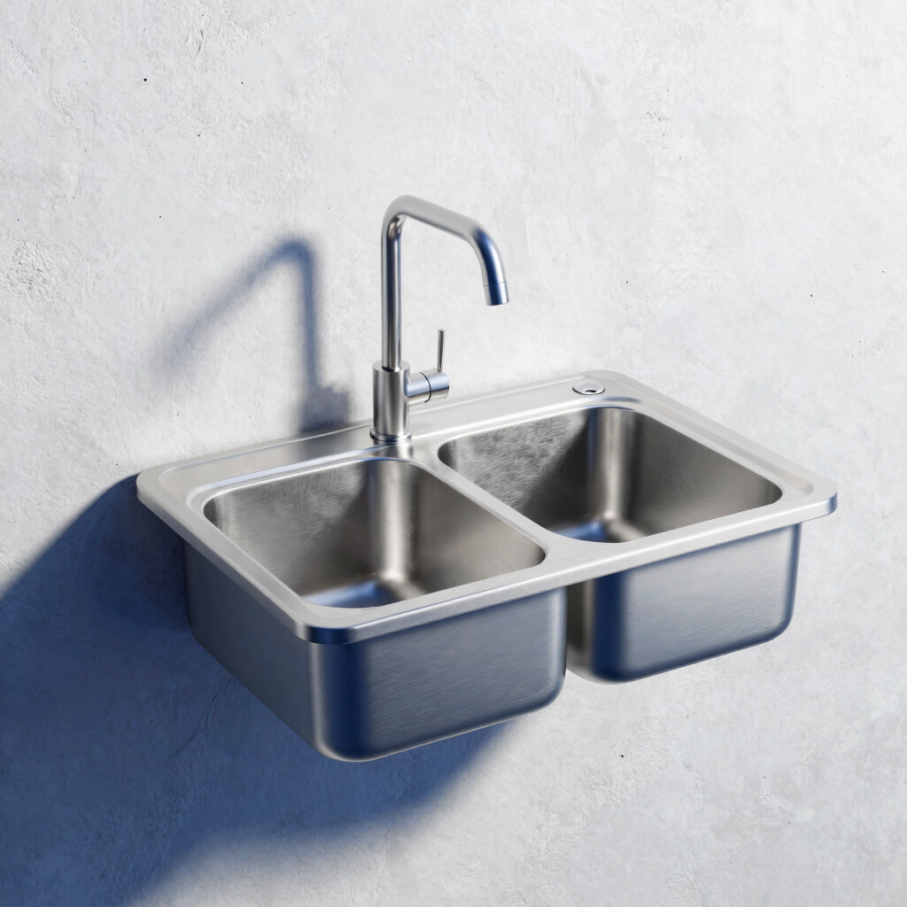Apex Double-Bowl Kitchen Sink