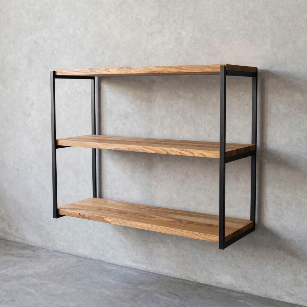 Gridline Industrial Wall Shelf