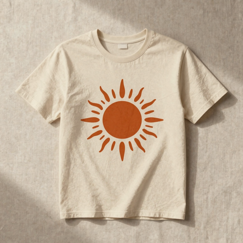 Camiseta Estampada Sol da Terra