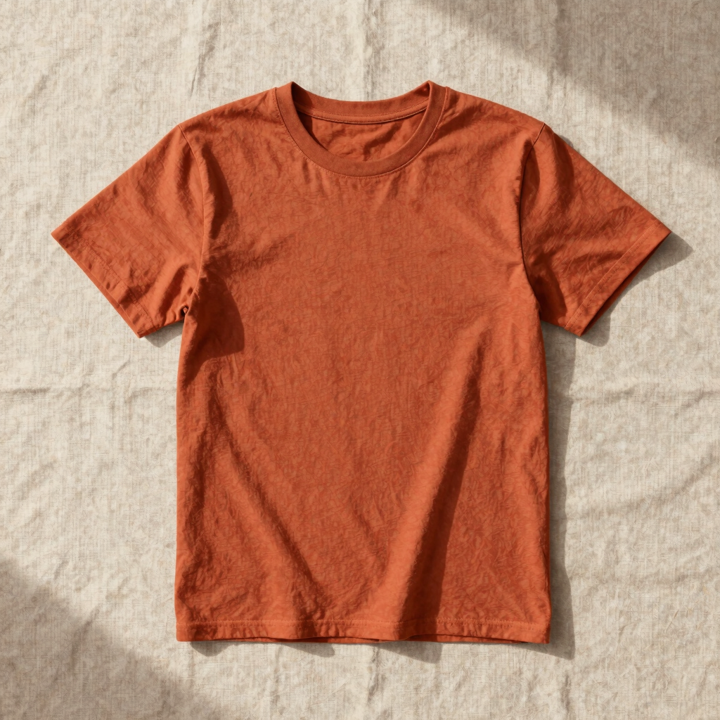 Camiseta Básica Algodão Terracota