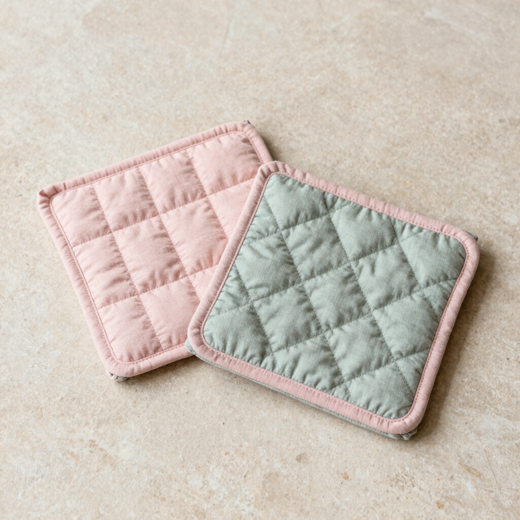 Handcrafted Quilted Pot Holder Set