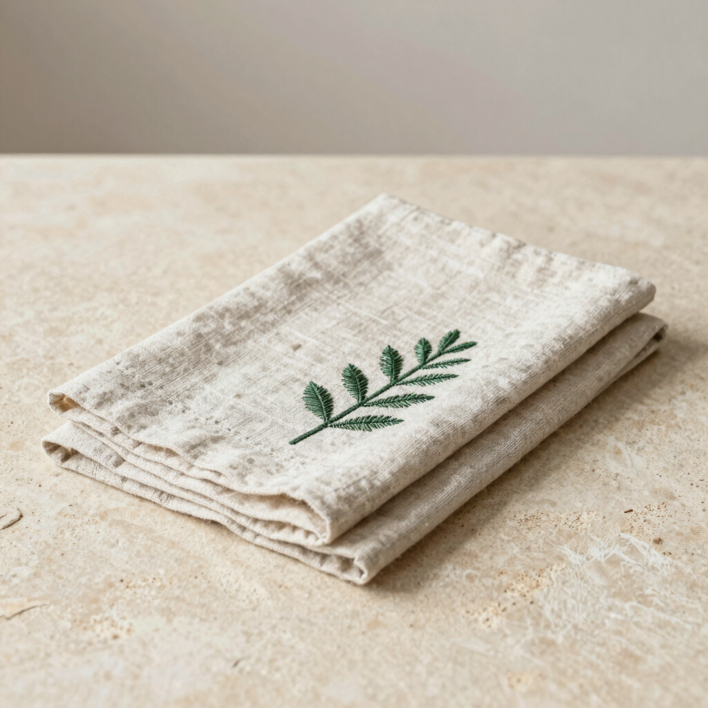 Linen Kitchen Hand Towel Set