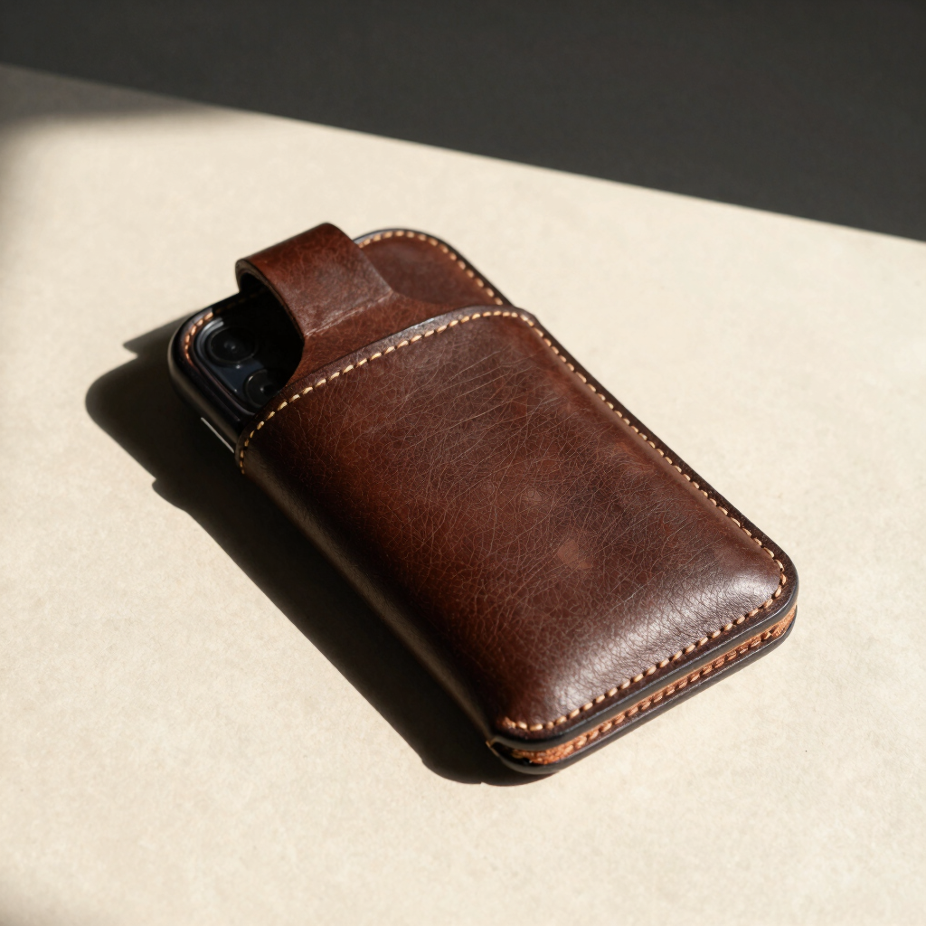 Saddle Leather Device Sleeve