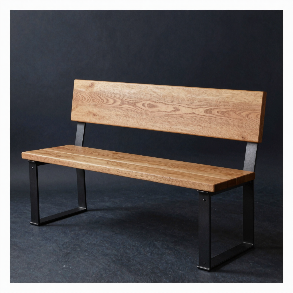 Bolster Oak End Bed Bench