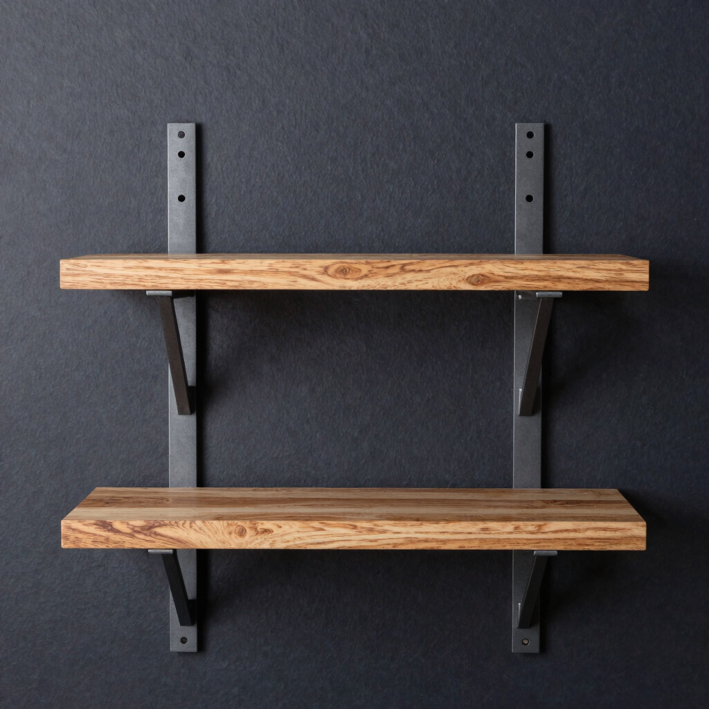 Ironwood Floating Wall Shelf Set