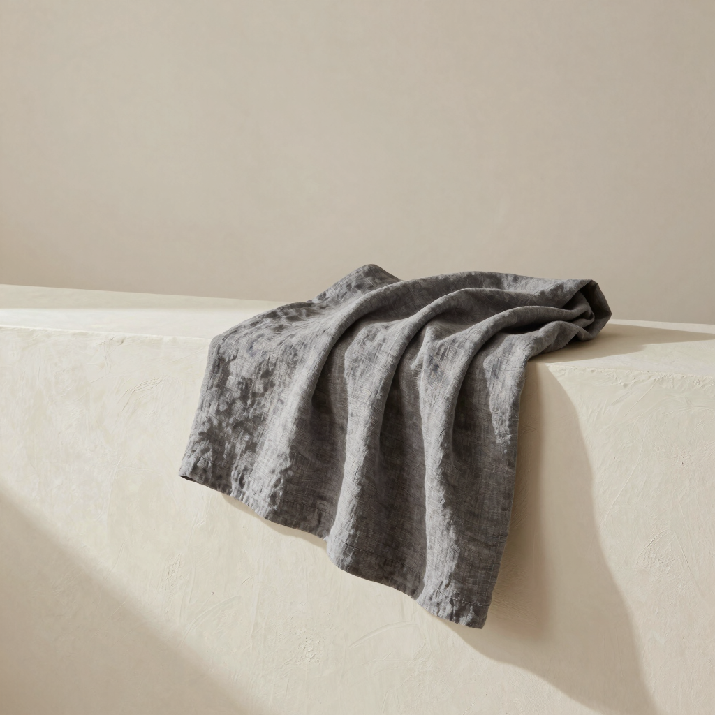 Heavyweight Flax Throw Blanket