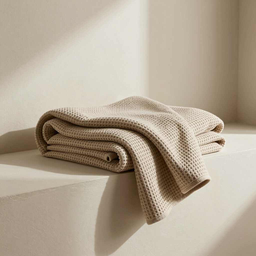 Waffle Cotton Sofa Blanket