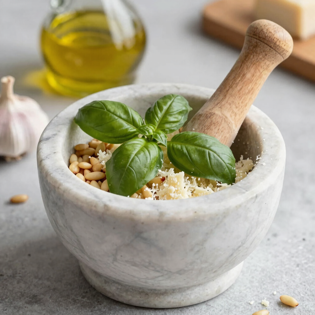 Corso di Pesto Tradizionale al Mortaio