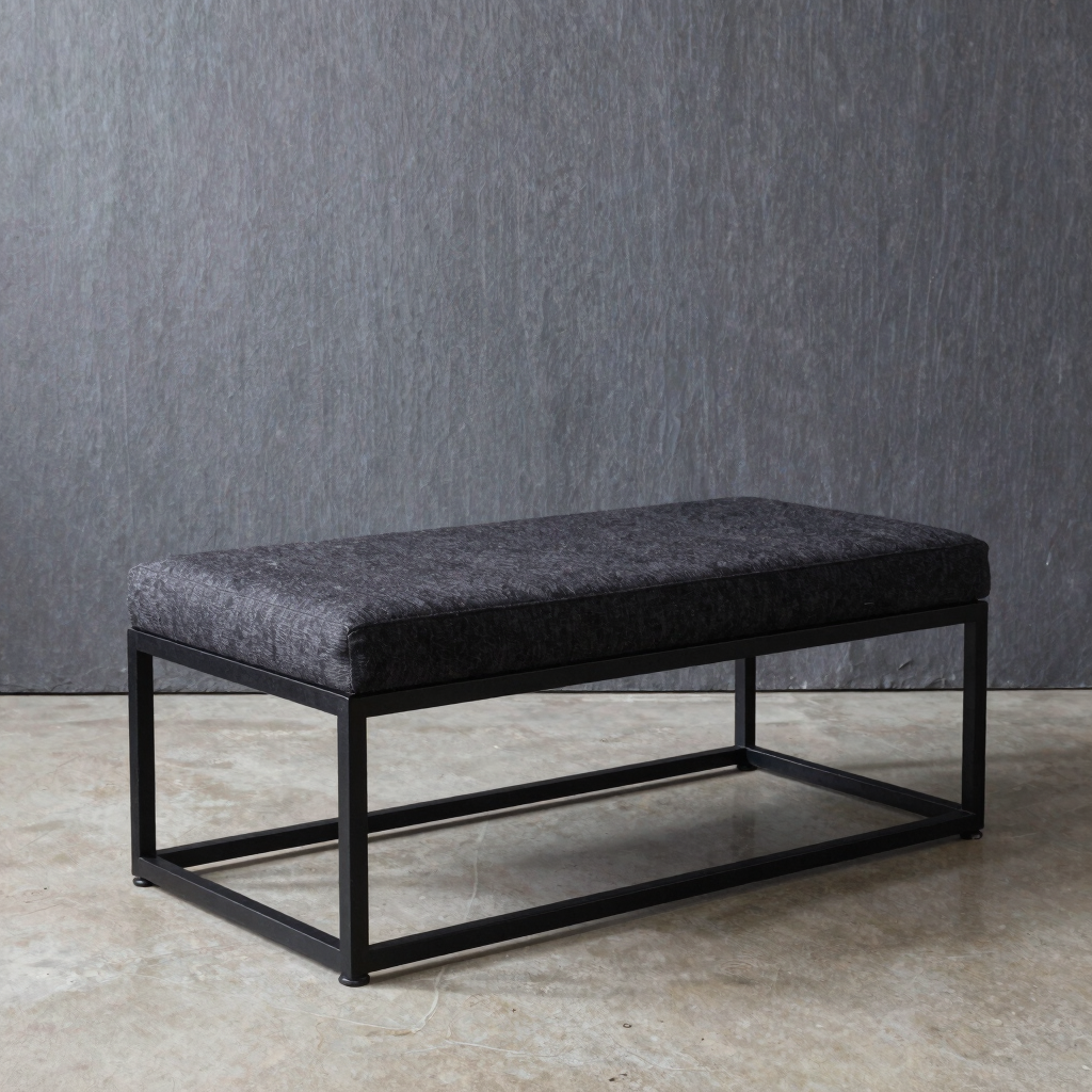 Gridline Cushion Storage Bench