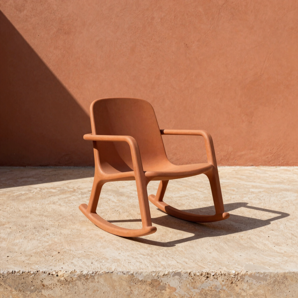 Arc Brutalist Rocking Chair