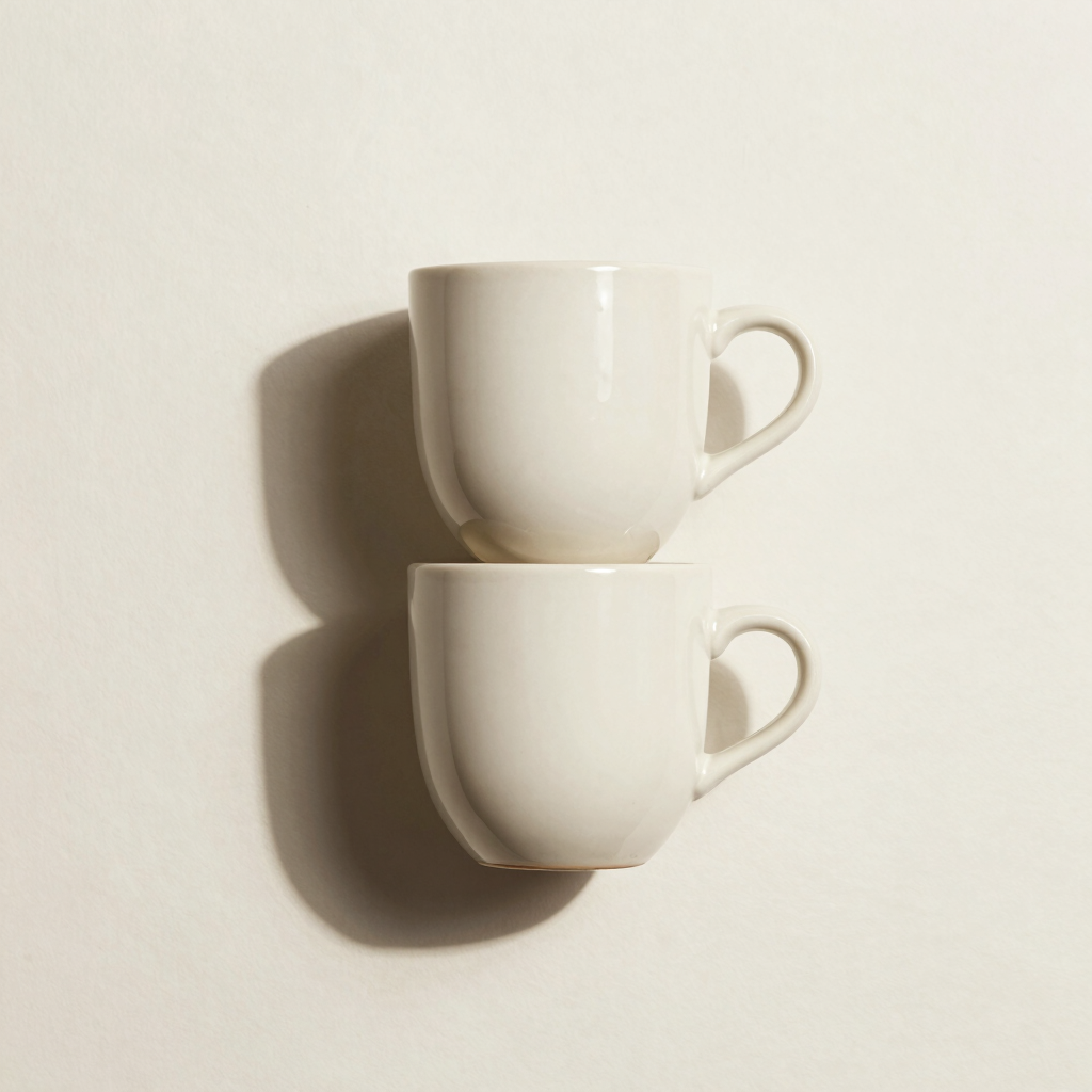 Stackable Stoneware Espresso Set