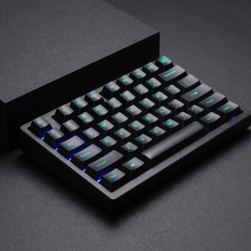 Neon-Vektor Cybernetic Keycaps