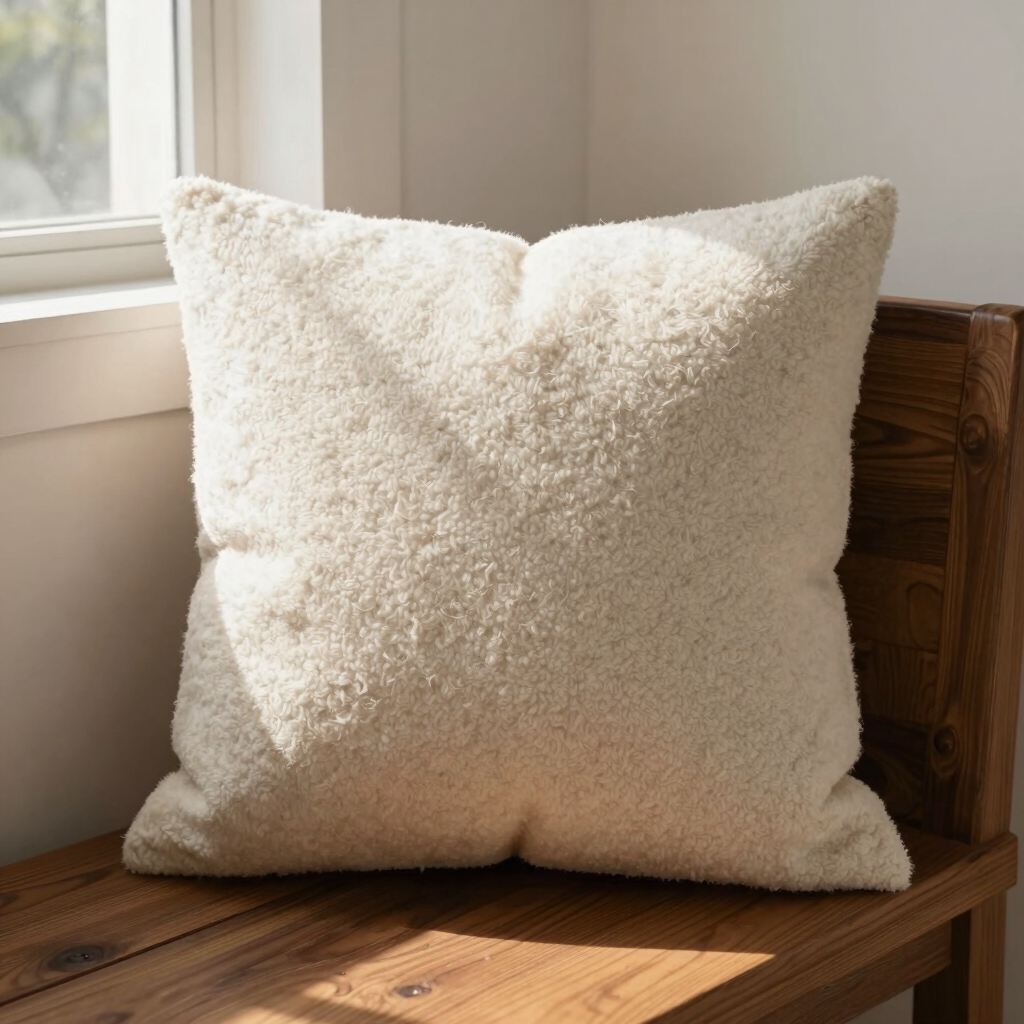 Heavy Wool Bouclé Pillow