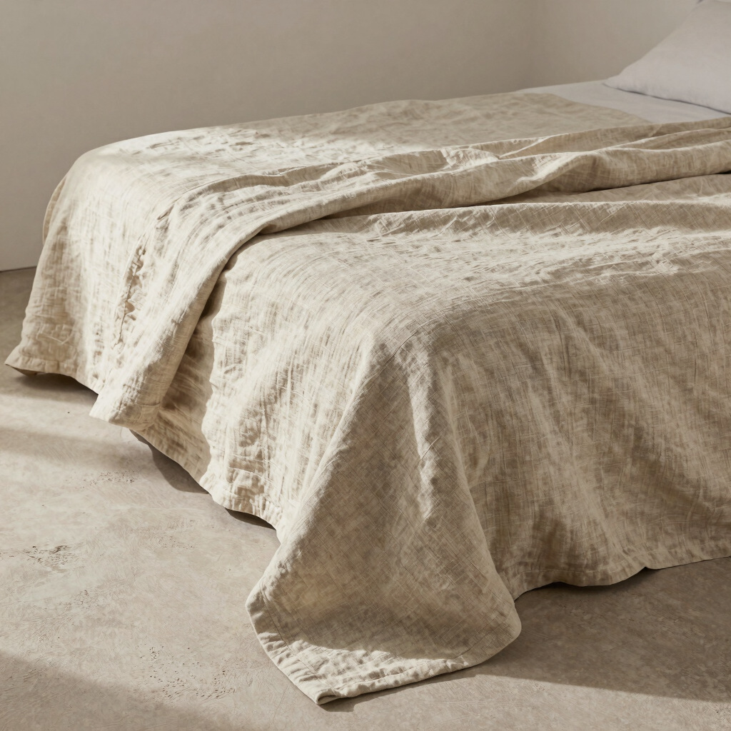Heavyweight Linen Bedspread
