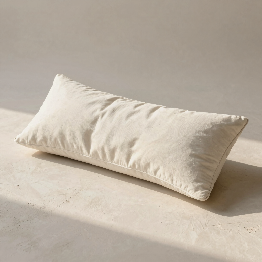 Plaster Ribbed Lumbar Pillow
