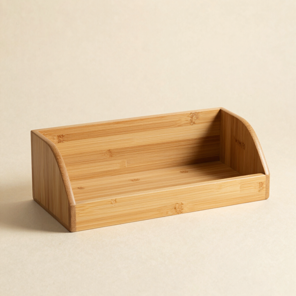 Modern Bamboo Desk Organizer