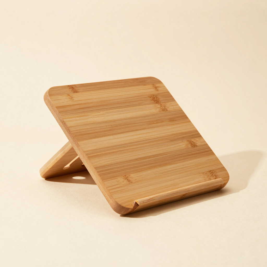 Ergonomic Bamboo Laptop Stand