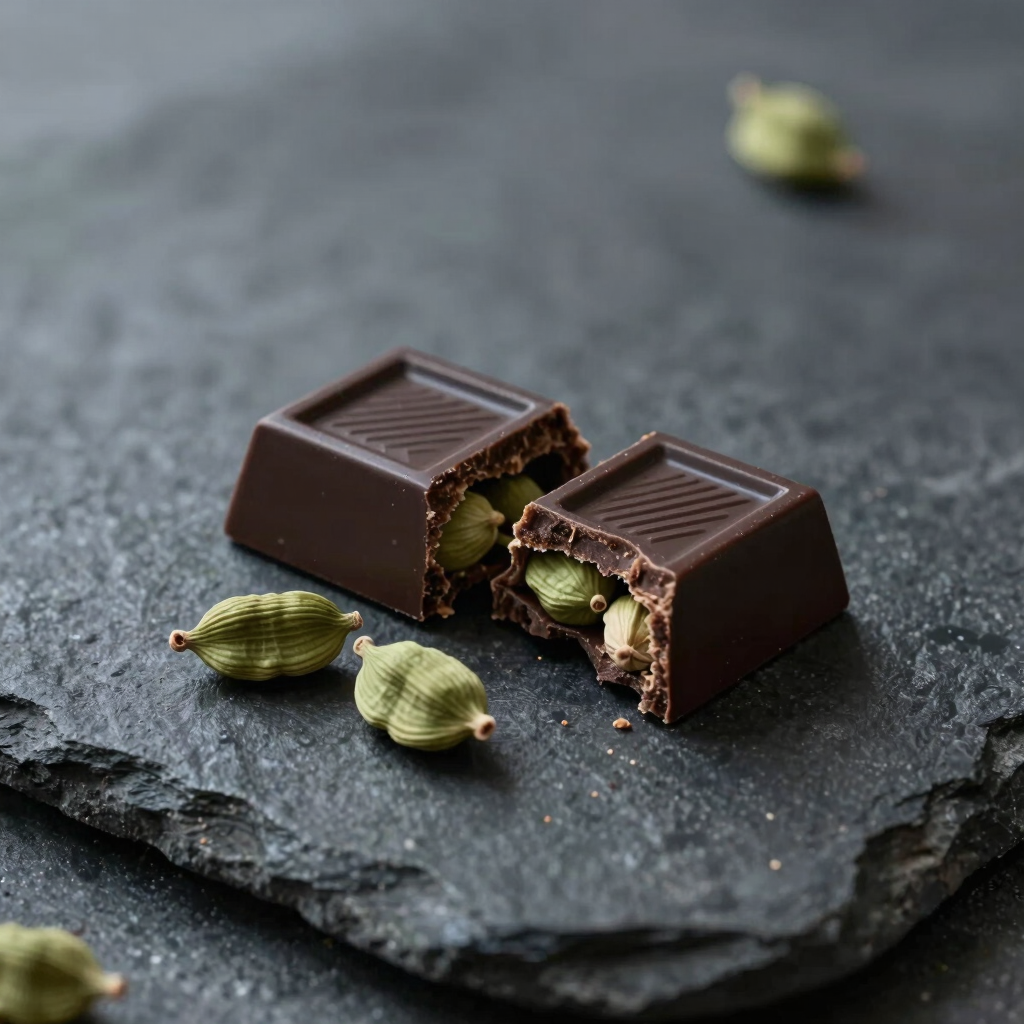 Kerala Cardamom Dark Chocolate Bar