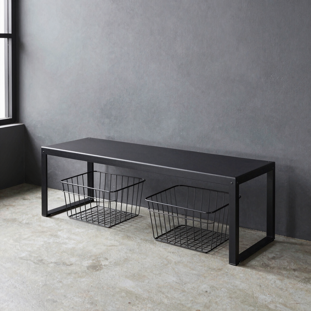 Fortis Steel Storage Bench
