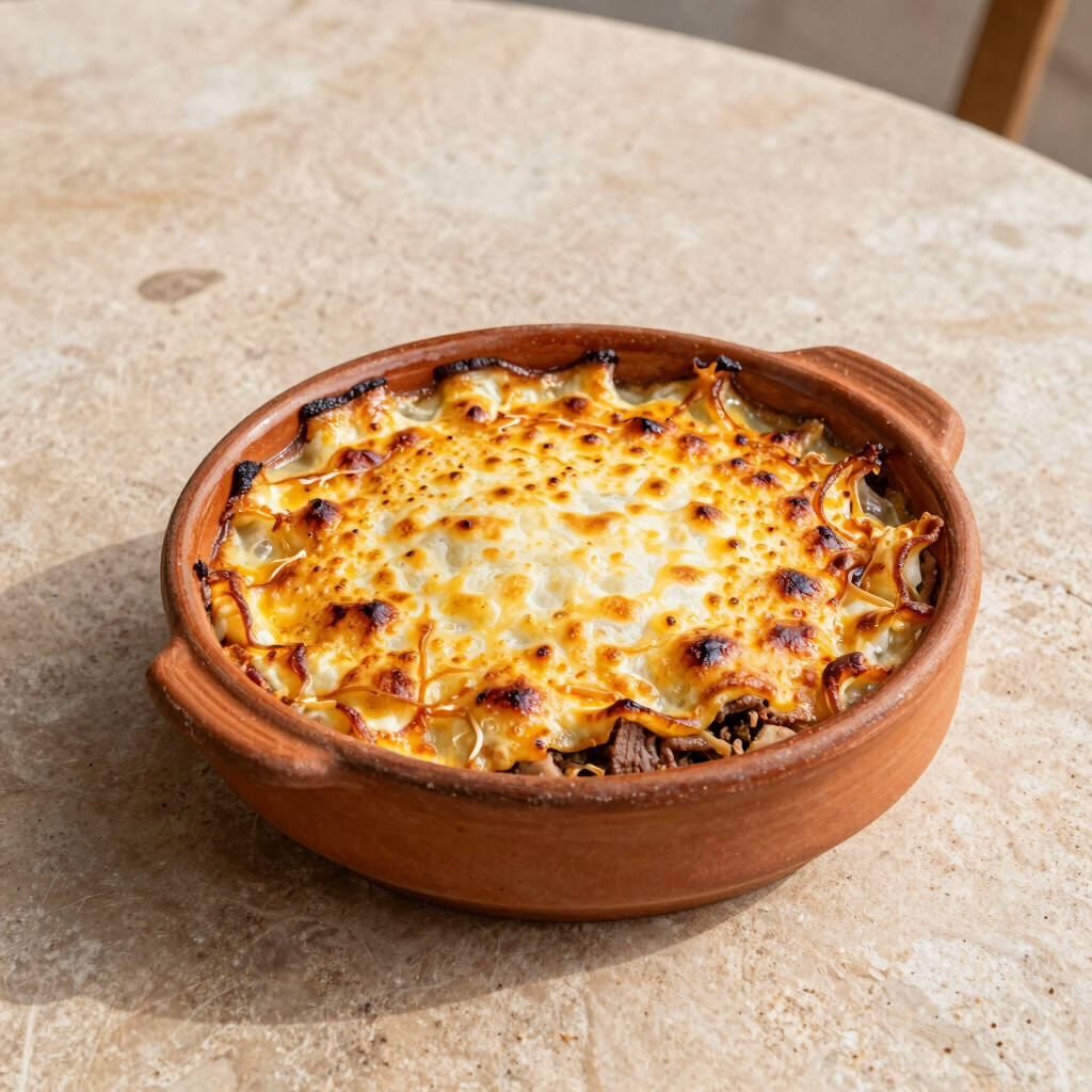 Escondidinho de Carne Seca com Macaxeira