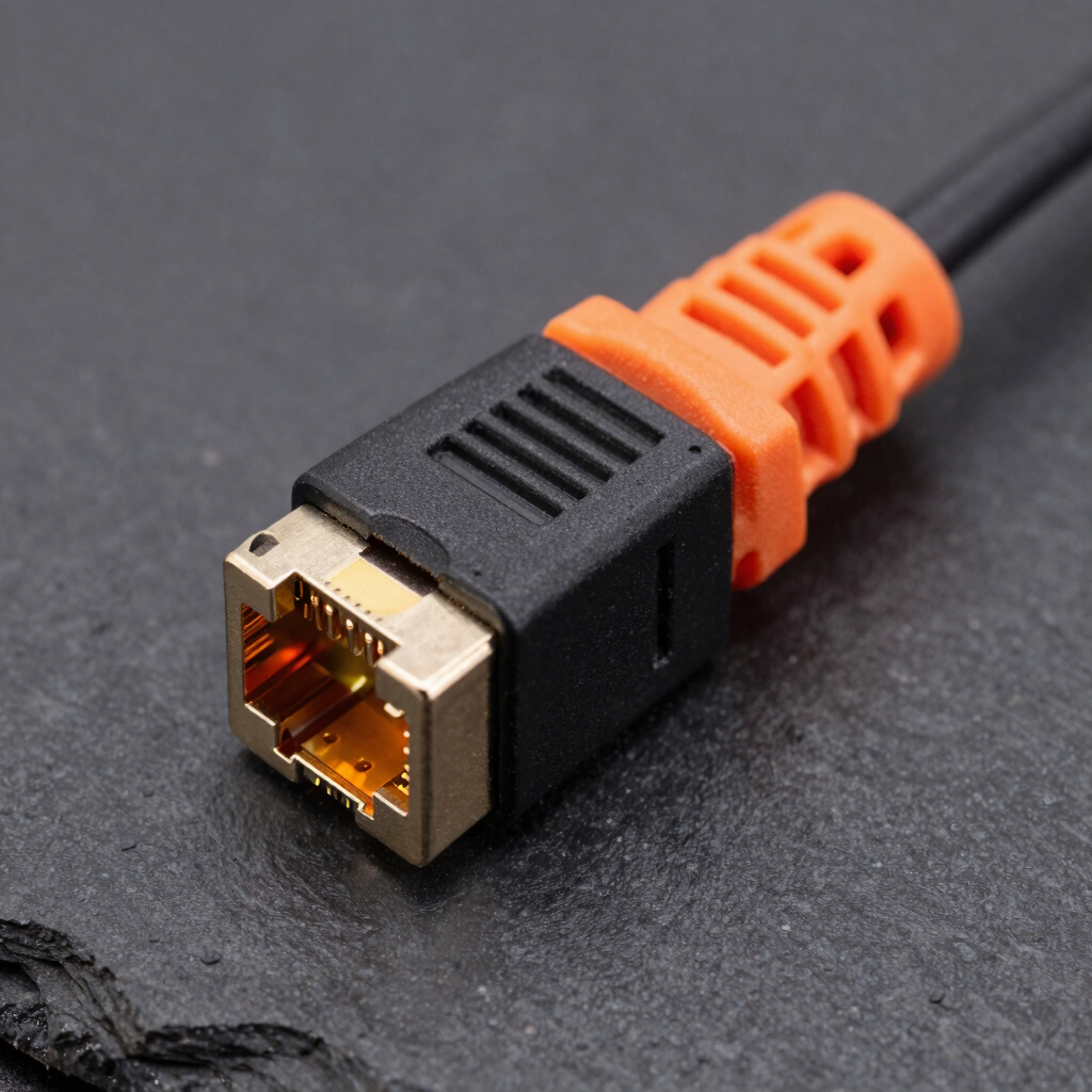 IP67 Ruggedized RJ45 Industrial Ethernet Plug