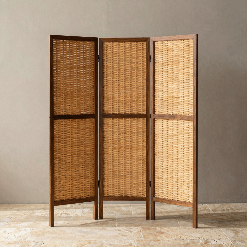 Toba Woven Willow Screen