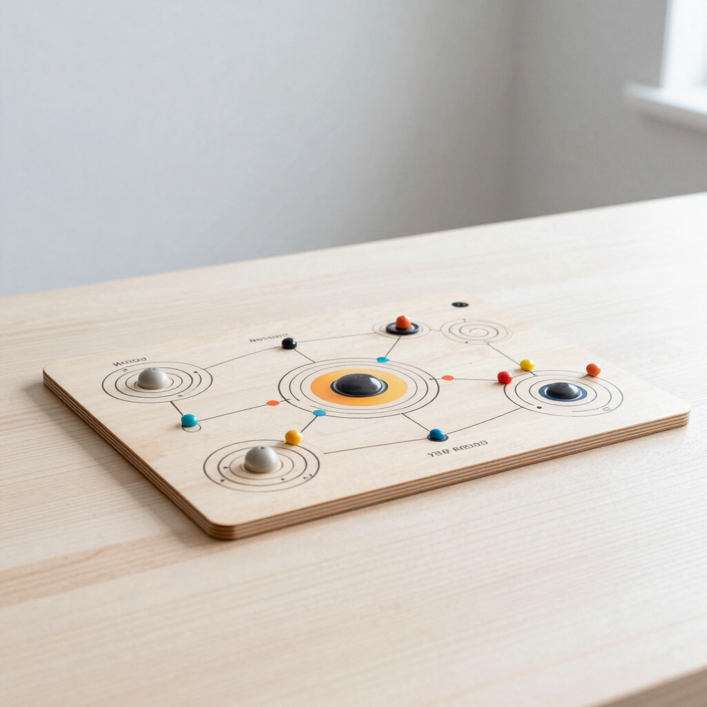 Magnetic Solar System Board