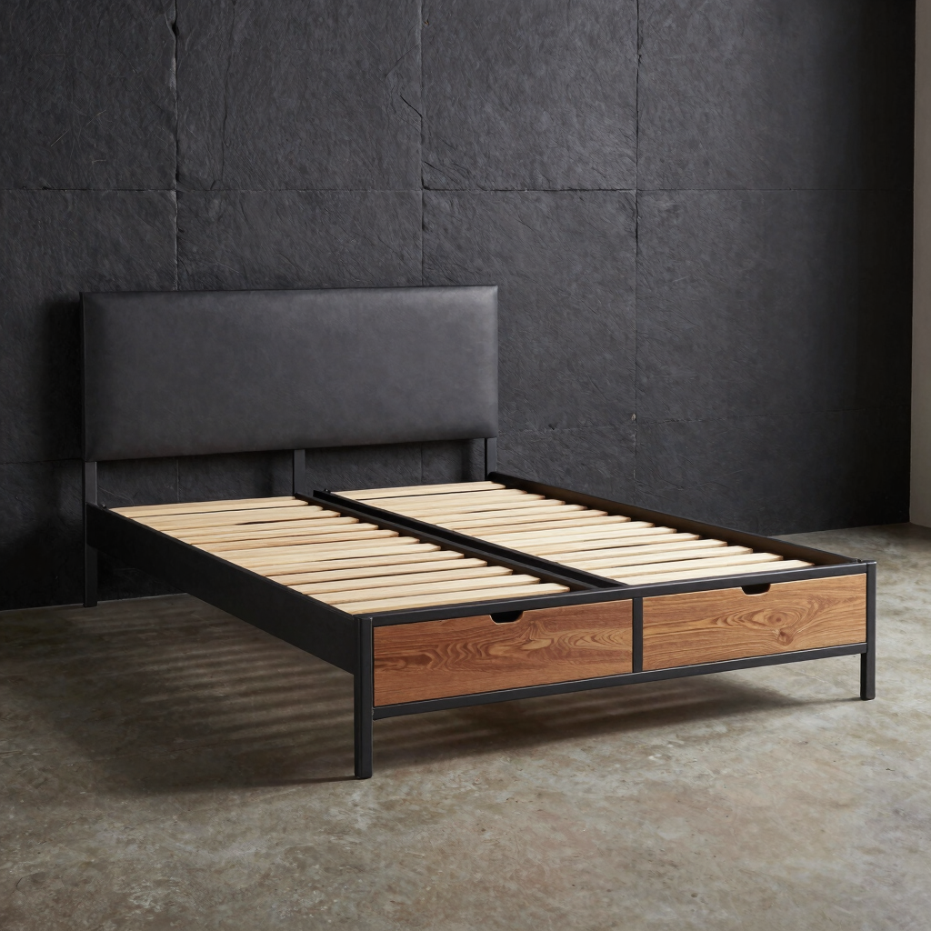 Apex Twin XL Storage Bed Frame