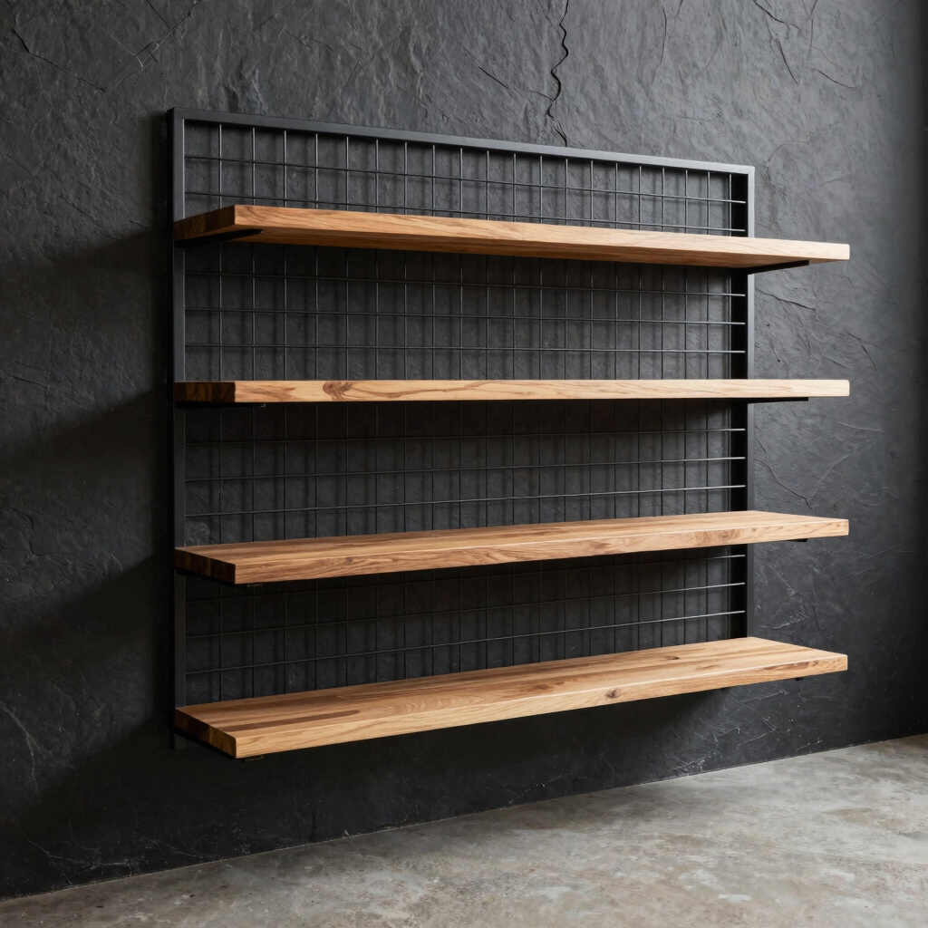 Grid Matrix Wall Mounted Shelves