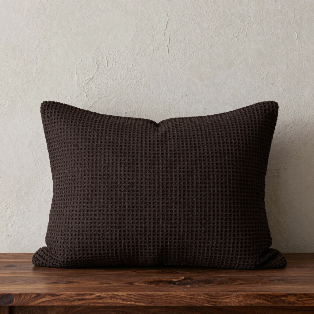 Waffle Weave Espresso Cover