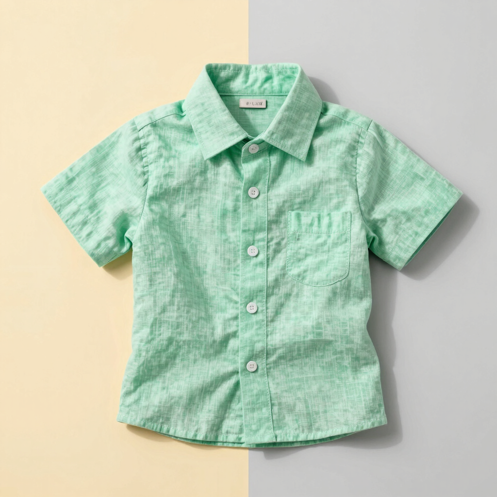 Guayabera Elegante de Lino Menta