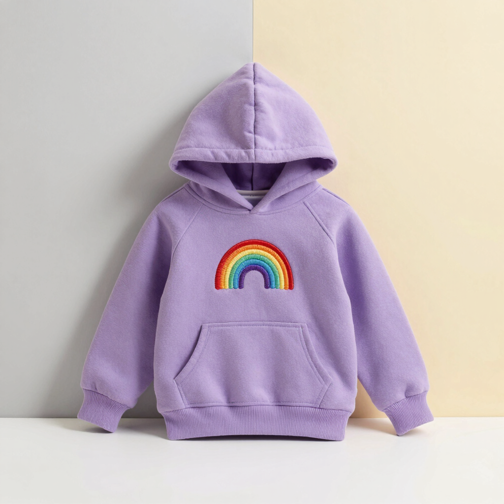Sudadera con Capucha Arcoíris