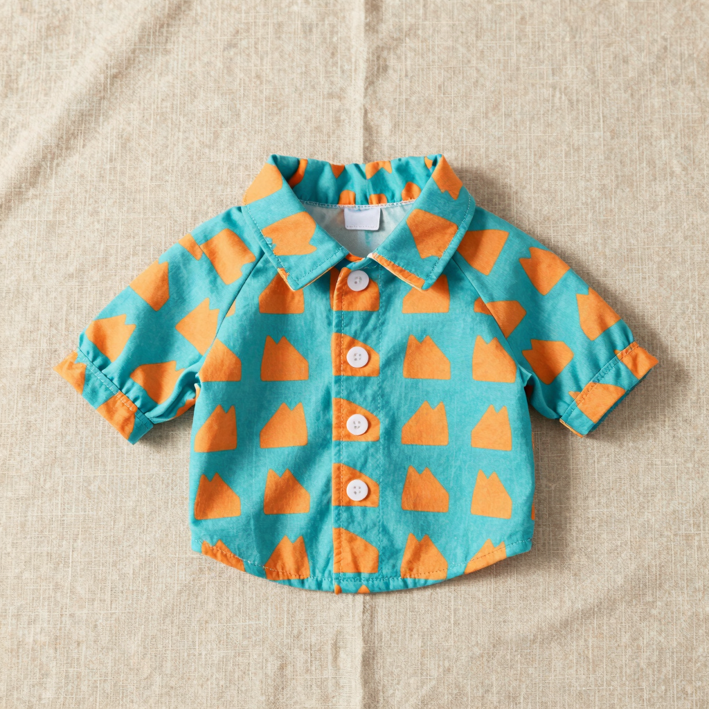 Camisa Playera "Gatito Huichol"