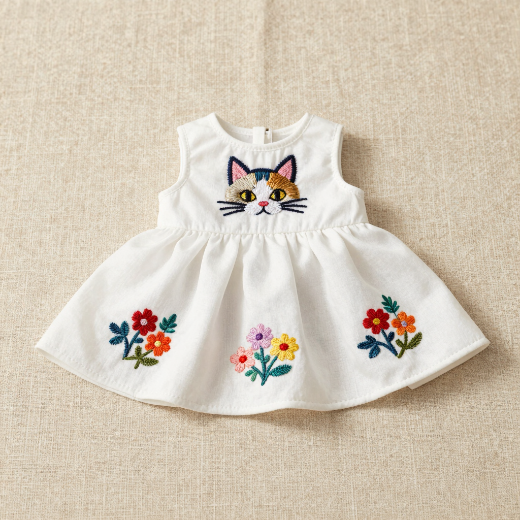 Vestido "Michi Frida" para Gatas