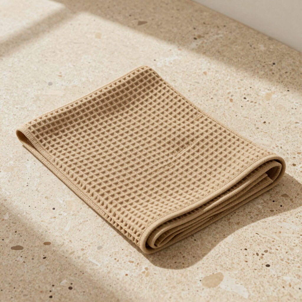 Sand Waffle Bath Mat