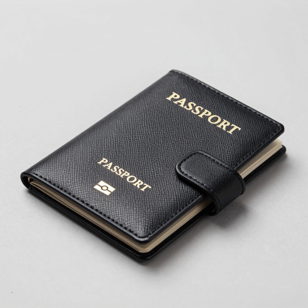 Saffiano Leather Passport Wallet