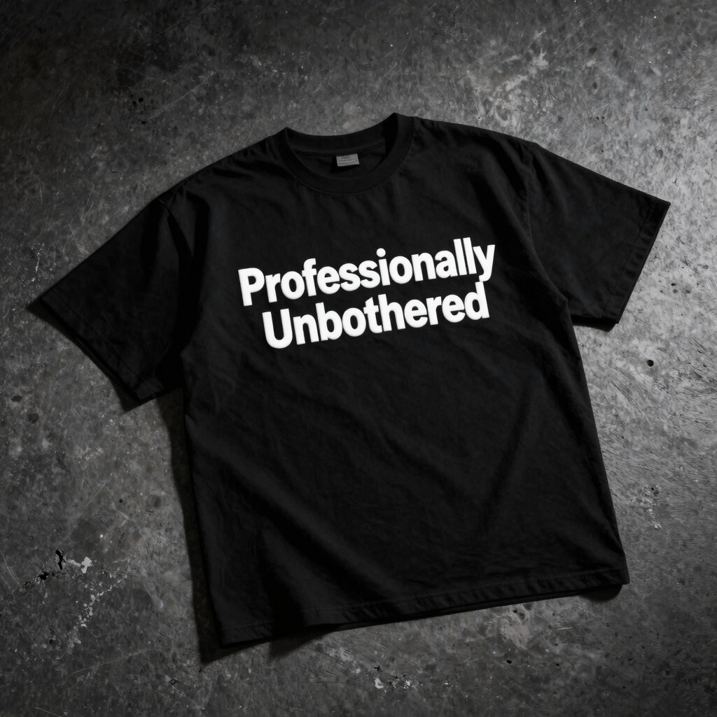 Professionally Unbothered Oversized Tee