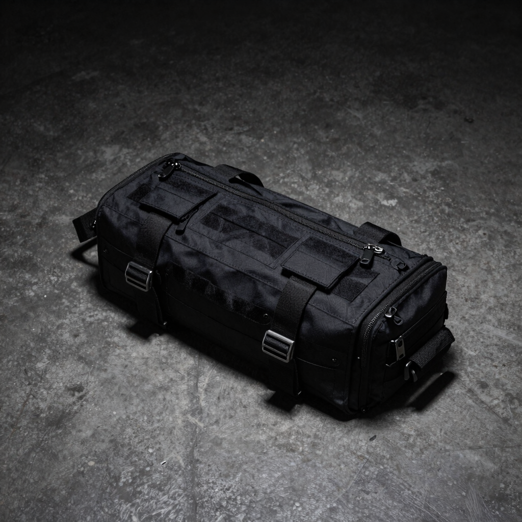 Tactical Matte Black Utility Bag