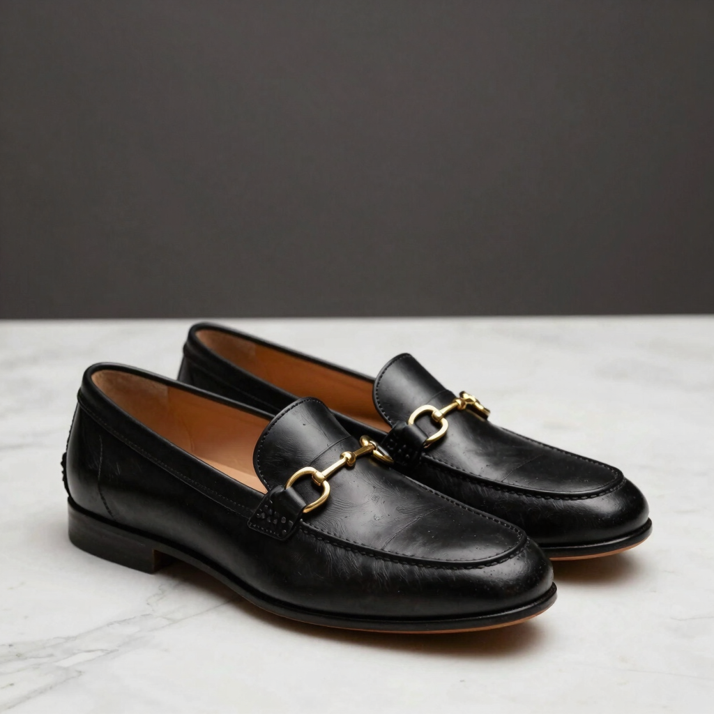 ভেরোনা রয়্যাল ব্ল্যাক লেদার লোফার