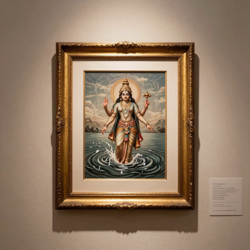 The Descent of Ganga Print